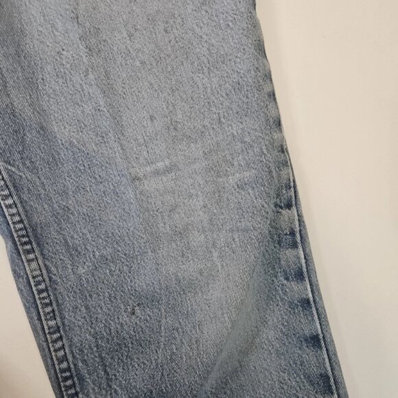 Vintage 80s Levis 501 Faded Jeans 32x32 Made USA - Picture 4 of 7